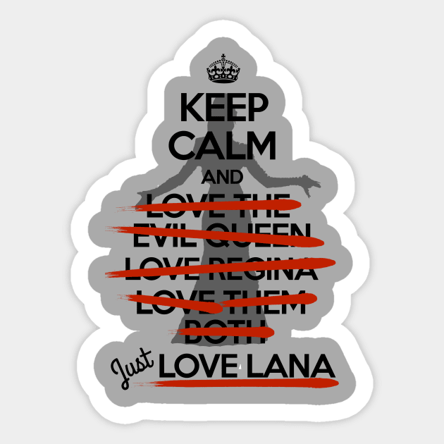 Love Lana Parrilla Sticker by farnerdy